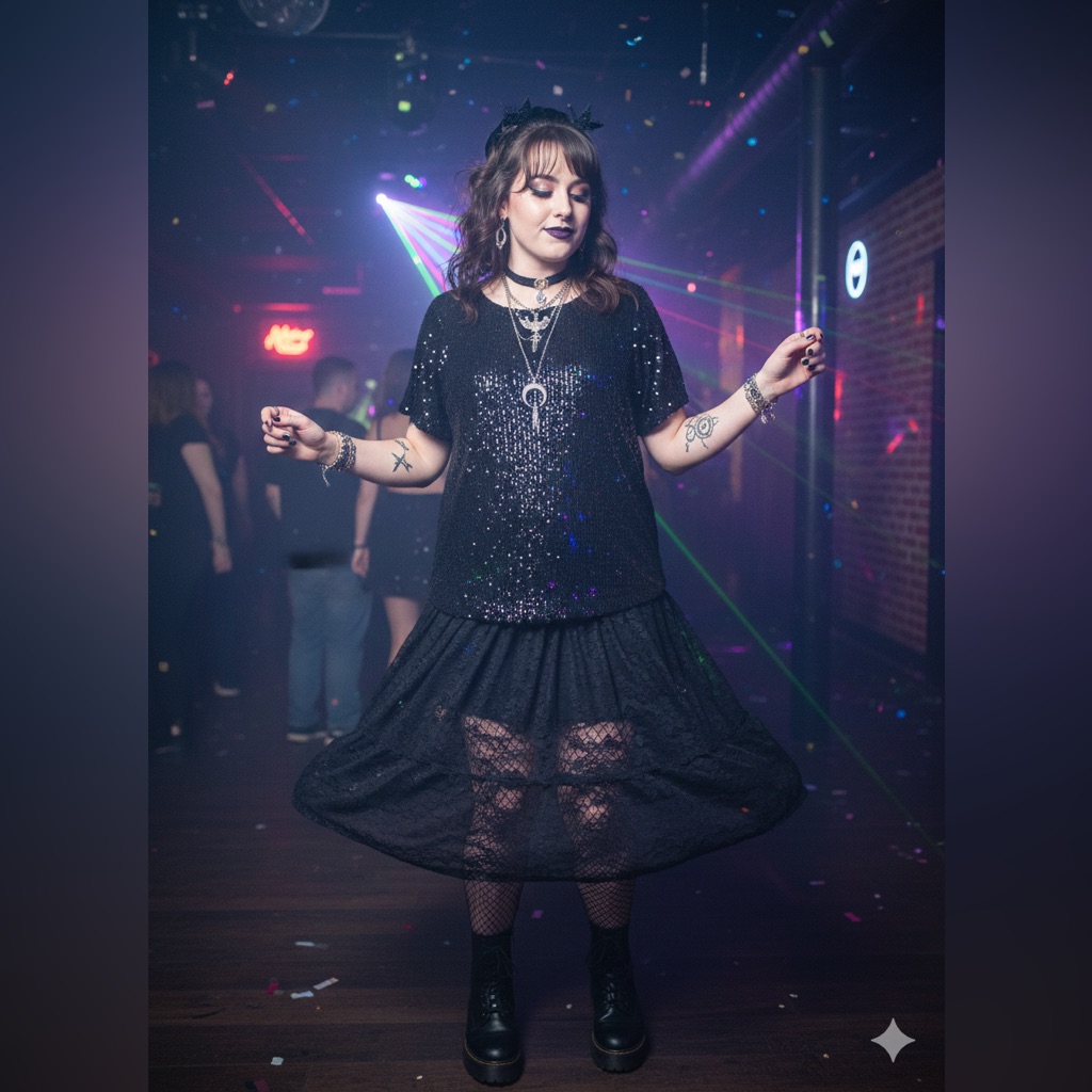 Torrid Abbey Short Sleeve Sequin Top